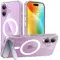 Torras Pstand Back Cover hoesje met MagSafe voor Apple iPhone 16 - Transparant