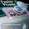 Torras Pstand Back Cover hoesje met MagSafe voor Apple iPhone 16 Plus - Transparant 3