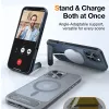 Torras Pstand Back Cover hoesje met MagSafe voor Apple iPhone 16 Pro - Zwart 5