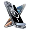 Torras Pstand Back Cover hoesje met MagSafe voor Apple iPhone 16 Pro - Transparant 1