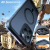 Torras Pstand Back Cover hoesje met MagSafe voor Apple iPhone 16 Pro Max - Zwart 2