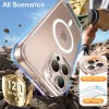 Torras Pstand Back Cover hoesje met MagSafe voor Apple iPhone 16 Pro Max - Transparant 2
