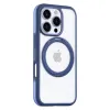 Torras Ostand R Fusion Back Cover hoesje met MagSafe voor Apple iPhone 16 Pro - Donkerblauw 3