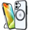 Torras Ostand R Fusion Back Cover hoesje met MagSafe voor Apple iPhone 16 - Zwart 2