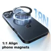 Torras Ostand Spin Back Cover hoesje met MagSafe voor Apple iPhone 16 - Zwart 2