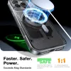 Torras Diamond Back Cover hoesje met MagSafe voor Apple iPhone 16 Pro - Transparant 2