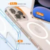 Torras Diamond Back Cover hoesje met MagSafe voor Apple iPhone 16 Pro - Transparant 3
