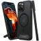 Torras Pstand Back Cover hoesje met MagSafe voor Apple iPhone 15 - Zwart