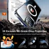 Torras Diamond Back Cover hoesje met MagSafe voor Apple iPhone 15 - Transparant 2