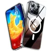 Torras Diamond Back Cover hoesje met MagSafe voor Apple iPhone 15 Pro Max - Transparant 0