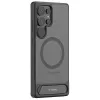 Torras Pstand Back Cover hoesje met MagSafe voor Samsung Galaxy S25 Ultra - Zwart 1