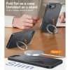 Torras Ostand Spin Back Cover hoesje met MagSafe voor Apple iPhone 17e/16e - Zwart 6