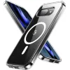 Torras Diamond Back Cover hoesje met MagSafe voor Google Pixel 9a - Transparant 0
