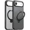 Torras Ostand Spin Back Cover hoesje met MagSafe voor Apple iPhone Air - Zwart 0