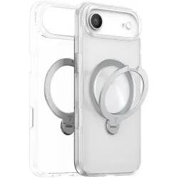 Torras Ostand Spin Back Cover hoesje met MagSafe voor Apple iPhone Air - Transparant
