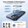 Torras Ostand Pro Back Cover hoesje met MagSafe voor Apple iPhone 17 - Zwart 6