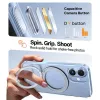 Torras Ostand Pro Back Cover hoesje met MagSafe voor Apple iPhone 17 - Transparant 3