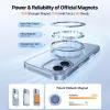 Torras Ostand Pro Back Cover hoesje met MagSafe voor Apple iPhone 17 - Transparant 4