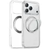 Torras Ostand Pro Back Cover hoesje met MagSafe voor Apple iPhone 17 Pro - Transparant 1