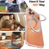 Torras Ostand Pro Back Cover hoesje met MagSafe voor Apple iPhone 17 Pro - Transparant 3