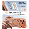 Torras Ostand Pro Back Cover hoesje met MagSafe voor Apple iPhone 17 Pro - Transparant 4