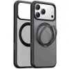 Torras Ostand Pro Back Cover hoesje met MagSafe voor Apple iPhone 17 Pro Max - Zwart 1