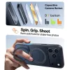 Torras Ostand Pro Back Cover hoesje met MagSafe voor Apple iPhone 17 Pro Max - Zwart 6