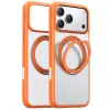 Torras Ostand Pro Back Cover hoesje met MagSafe voor Apple iPhone 17 Pro - Oranje 1