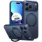 Torras Ostand Pro Back Cover hoesje met MagSafe voor Apple iPhone 17 Pro Max - Donkerblauw