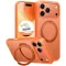 Torras Ostand Pro Back Cover hoesje met MagSafe voor Apple iPhone 17 Pro Max - Oranje