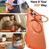 Torras Ostand Pro Back Cover hoesje met MagSafe voor Apple iPhone 17 Pro Max - Oranje 2