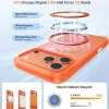 Torras Ostand Pro Back Cover hoesje met MagSafe voor Apple iPhone 17 Pro Max - Oranje 6