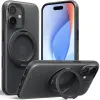 Torras Ostand R Fitness Back Cover hoesje met MagSafe voor Apple iPhone 17 - Zwart 0