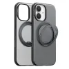 Torras Ostand R Fitness Back Cover hoesje met MagSafe voor Apple iPhone 17 - Zwart 1