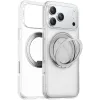 Torras Ostand R Fitness Back Cover hoesje met MagSafe voor Apple iPhone 17 Pro - Transparant 0