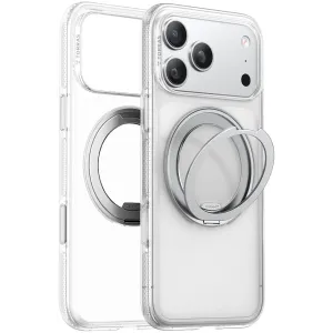 Torras Ostand R Fitness Back Cover hoesje met MagSafe voor Apple iPhone 17 Pro Max - Transparant
