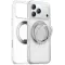 Torras Ostand R Fitness Back Cover hoesje met MagSafe voor Apple iPhone 17 Pro Max - Transparant