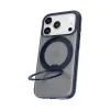 Torras Ostand R Fitness Back Cover hoesje met MagSafe voor Apple iPhone 17 Pro - Donkerblauw 2