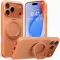Torras Ostand R Fitness Back Cover hoesje met MagSafe voor Apple iPhone 17 Pro - Oranje