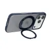 Torras Ostand R Fitness Back Cover hoesje met MagSafe voor Apple iPhone 17 Pro Max - Donkerblauw 3