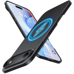 Torras SlimFit Back Cover hoesje met MagSafe voor Apple iPhone Air - Zwart