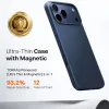 Torras SlimFit Back Cover hoesje met MagSafe voor Apple iPhone 17 Pro Max - Donkerblauw 4