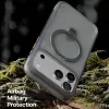 Torras Ostand Spin Air Back Cover hoesje met MagSafe voor Apple iPhone 17 Pro - Shadow Black 5