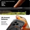 Torras Ostand Spin Air Back Cover hoesje met MagSafe voor Apple iPhone 17 Pro - Shadow Black 6