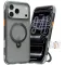 Torras Ostand Spin Air Back Cover hoesje met MagSafe voor Apple iPhone 17 Pro Max - Shadow Black