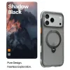 Torras Ostand Spin Air Back Cover hoesje met MagSafe voor Apple iPhone 17 Pro Max - Shadow Black 2