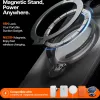 Torras Ostand Spin Air Back Cover hoesje met MagSafe voor Apple iPhone 17 Pro Max - Shadow Black 3
