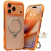 Torras Ostand Spin Air Back Cover hoesje met MagSafe voor Apple iPhone 17 Pro Max - Horizon Orange 0