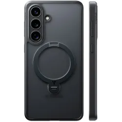 Torras Ostand Spin Back Cover hoesje met MagSafe voor Samsung Galaxy S26 Plus - Zwart