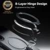 Torras Ostand Spin Back Cover hoesje met MagSafe voor Samsung Galaxy S26 Plus - Zwart 1